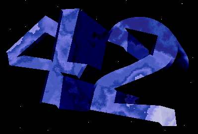 42 the answer of live, univers and all ...